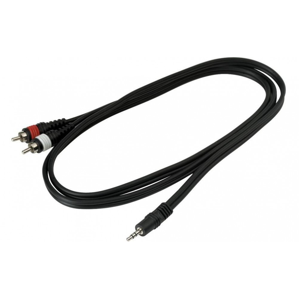 Rockcable RCL 20902 D4  шнур мини джек ст. - 2 х RCA 1,5 м.