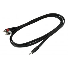 Rockcable RCL 20902 D4  шнур мини джек ст. - 2 х RCA 1,5 м.