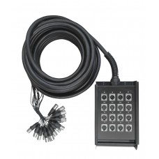NordFolk NSBL922 20m  мультикабель со сценической коробкой, XLR F12  х M4 , 20 метров