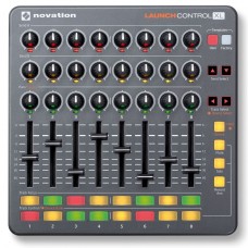 Novation Launch Control XL Mk2  Контроллер для работы с Ableton, 24 ручки, 8 фейдеров, 16 цветных кн