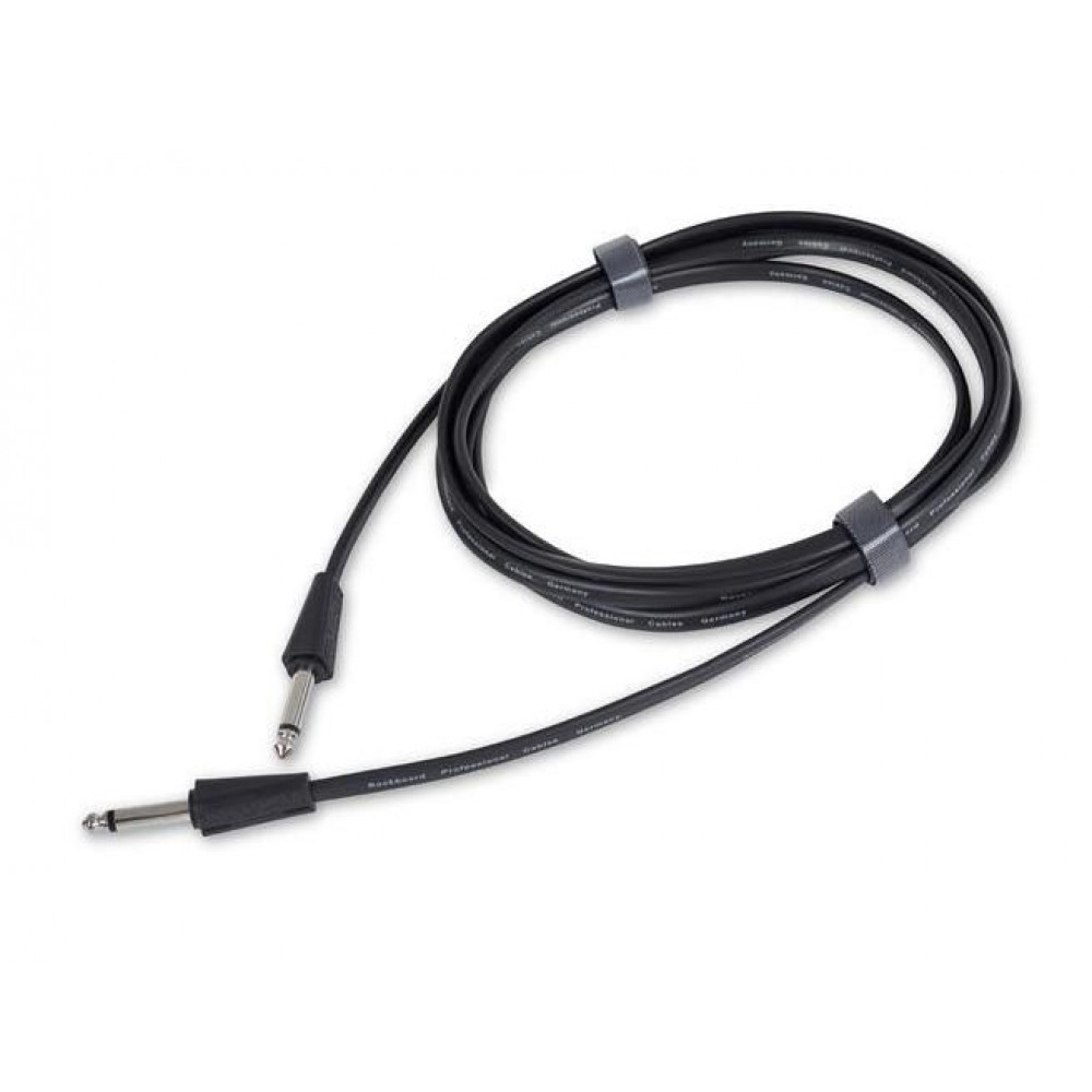 Rockboard RBO CAB FL 300BLK SS  Кабель инструментальный плоскопрофильный, 3м, прямой-прямой