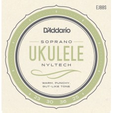 D`Addario EJ88S  струны для укулеле Сопрано, серия Nyltech, 23-30-36-25