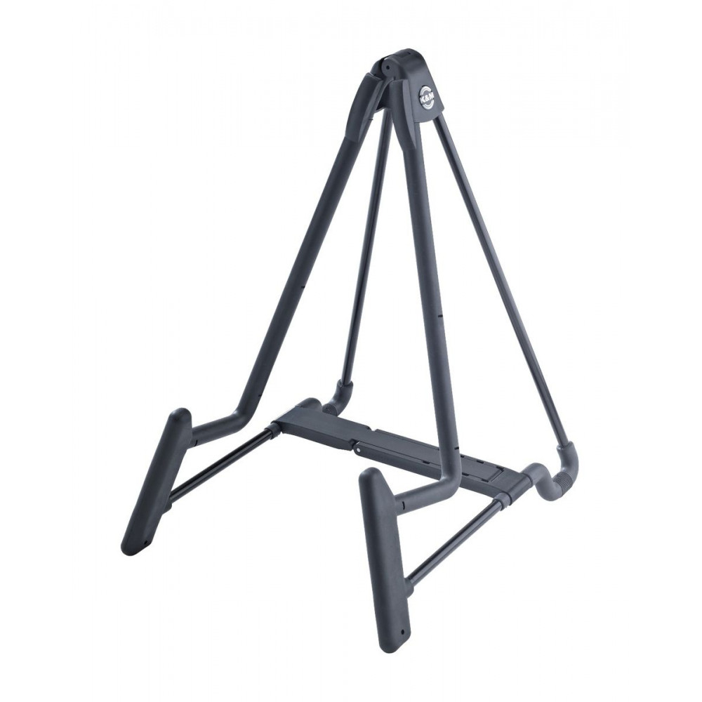 K&M 17581-014-55  стойка для электрогитары Heli 2, 1,3 кг, черная