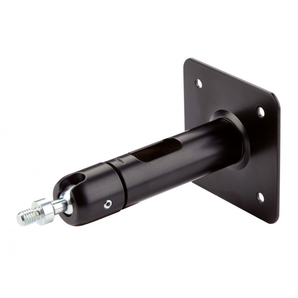 K&M 24185-317-55  настенный/потолочный держатель на 3/8", угол наклона 0°-90°, поворот 360°, черный