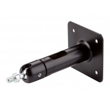 K&M 24185-317-55  настенный/потолочный держатель на 3/8", угол наклона 0°-90°, поворот 360°, черный