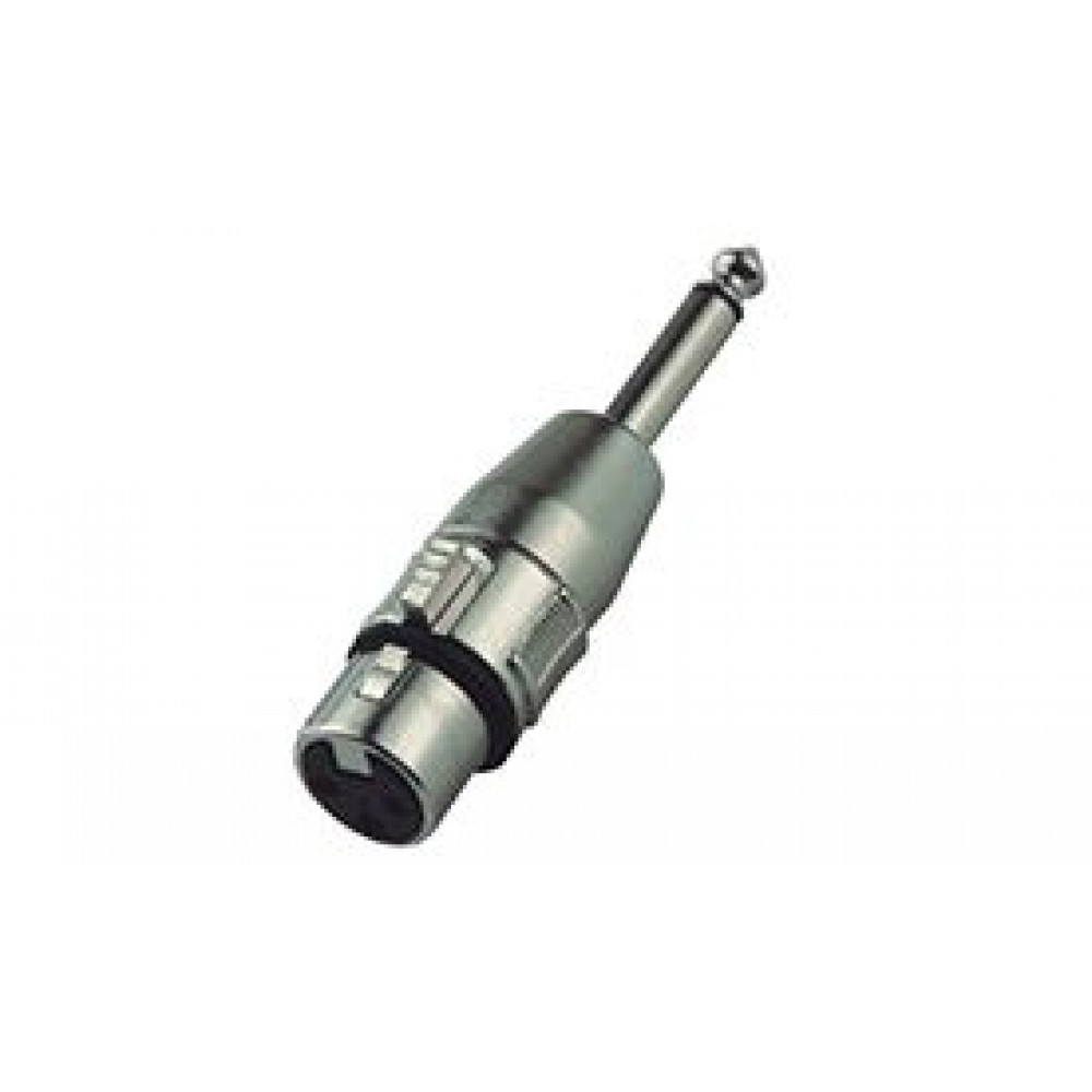 Nordfolk NCA5114  переходник XLR female <=> 6.3 мм mono Jack (TS), металл