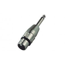 NordFolk NCA5114  переходник XLR female <=> 6.3 мм mono Jack (TS), металл