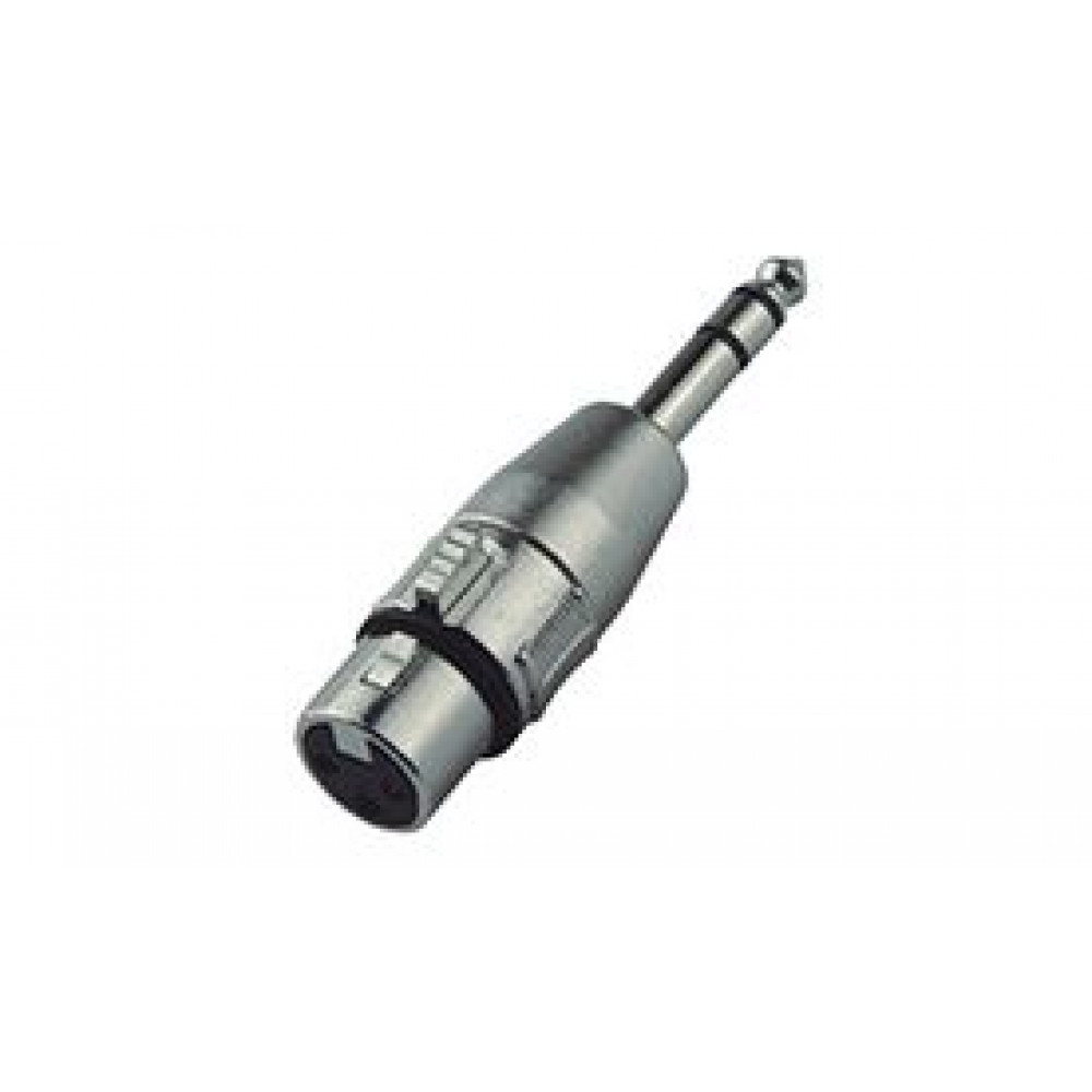 Nordfolk NCA5115  переходник XLR female <=> 6.3 мм stereo Jack (TRS), металл