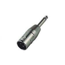 NordFolk NCA5116  переходник XLR male <=> 6.3 мм mono Jack (TS), металл