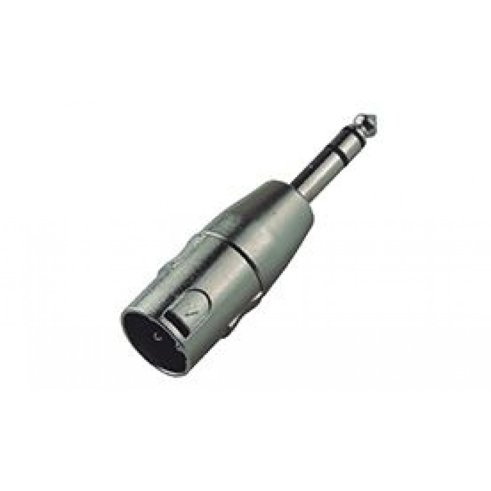 Nordfolk NCA5117  переходник XLR male <=> 6.3 мм stereo Jack (TRS), металл