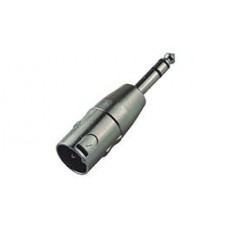 NordFolk NCA5117  переходник XLR male <=> 6.3 мм stereo Jack (TRS), металл