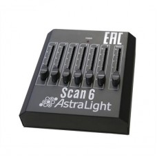 AstraLight Scan 6  компактный DMX пульт для статичных приборов, 6 каналов