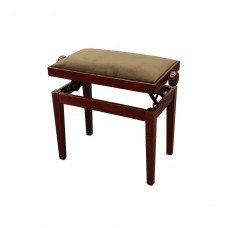 Hidrau BG27 Rosewood Matt (TC4)  банкетка, красное дерево сатинированное, сидение бархат коричневый
