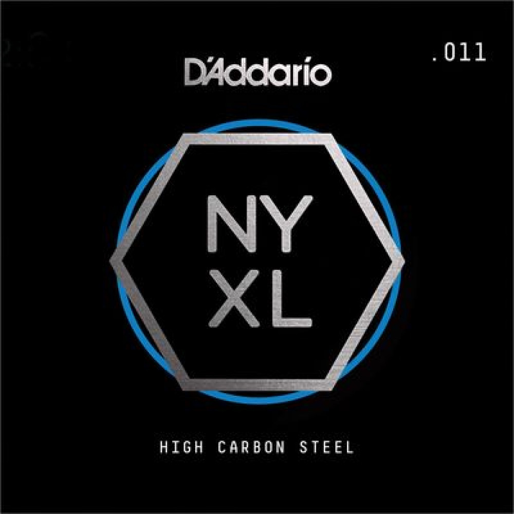 D`Addario NYS011  отдельная струна для электрогитары ,011", серия NYXL, стальной сплав 