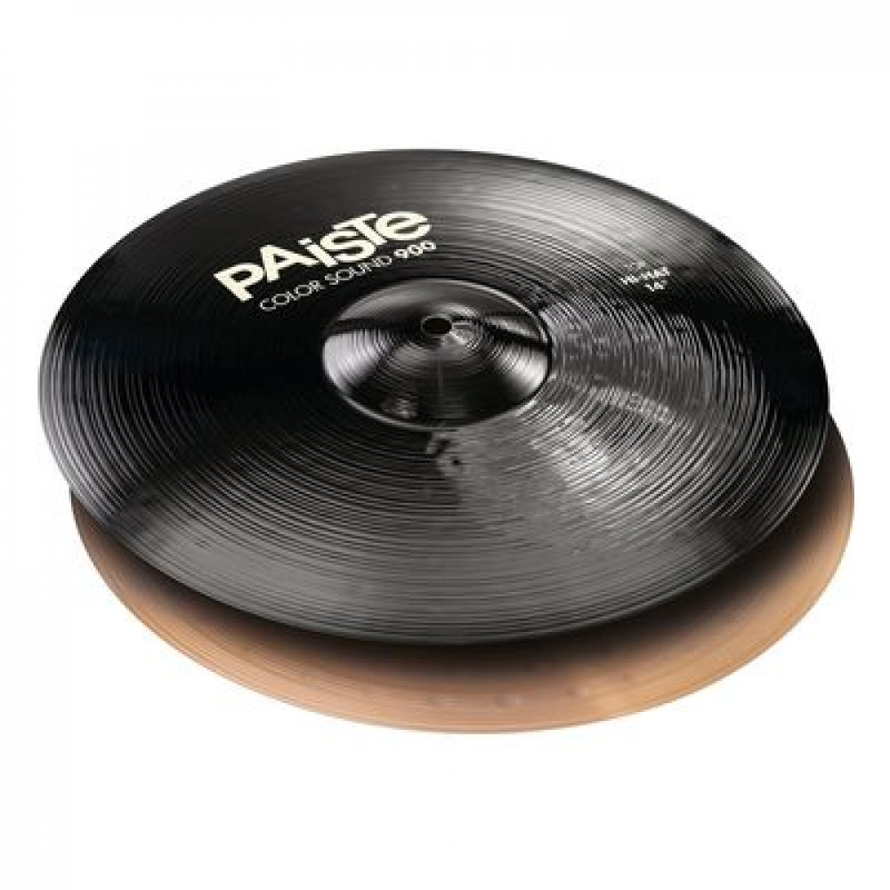 Тарелка PAISTE 14" 900 Color Sound Black Hi-Hat, Hi-Hat (пара)