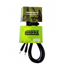 NordFolk NMC369/1M  кабель Minijack stereo - Minijack stereo, литые разъёмы, 1м.