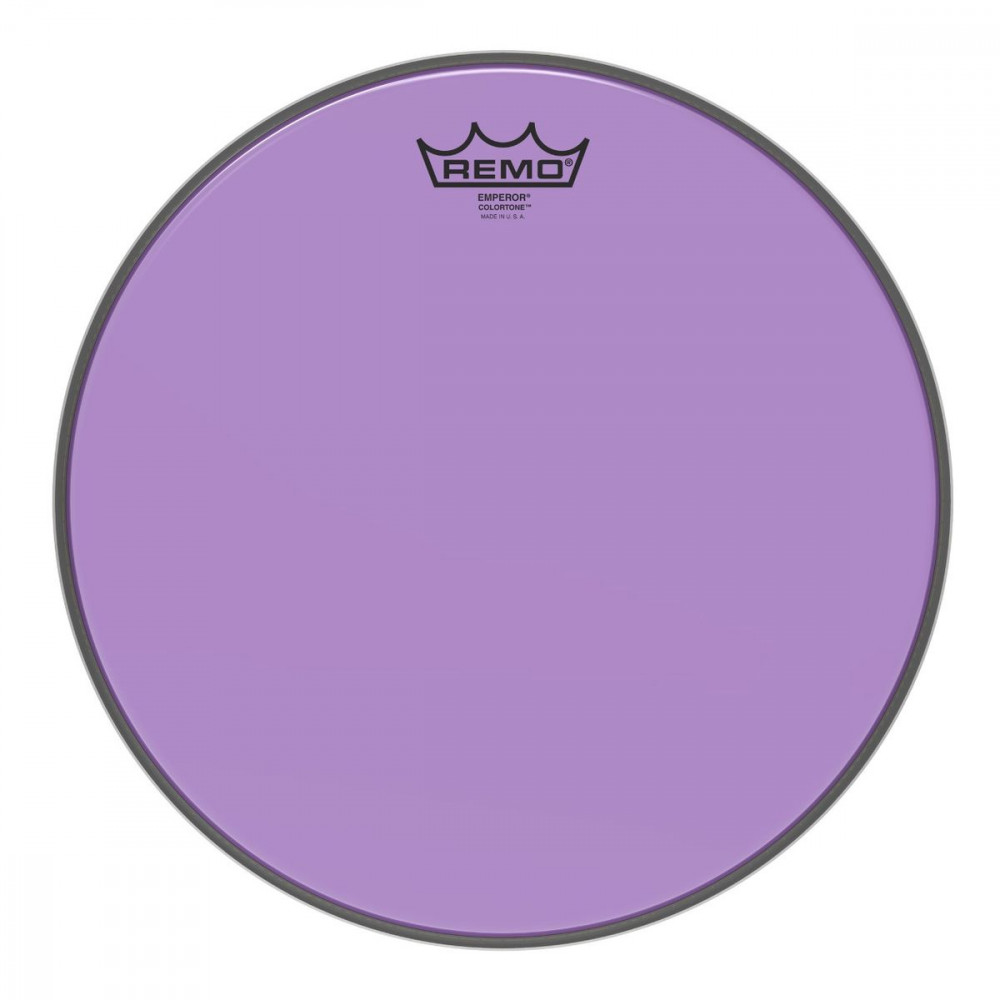 Remo BE-0313-CT-PU  13" Emperor Colortone, пластик для барабана прозрачный, двойной, пурпурный