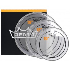 Remo PP-1472-PS(-GW)  набор пластиков Pinstripe Clear 10",12",16"