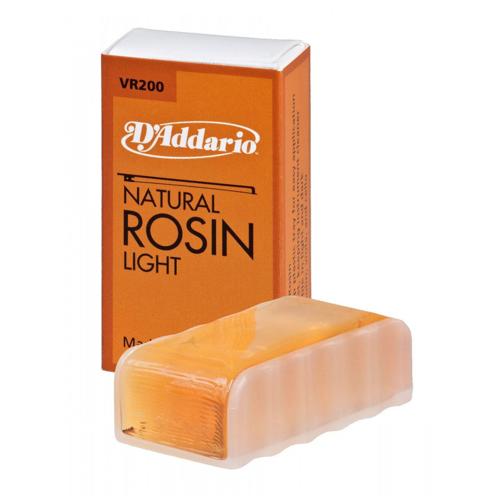 D`Addario VR200  Natural Rosin Light канифоль для смычков, натуральная, светлая