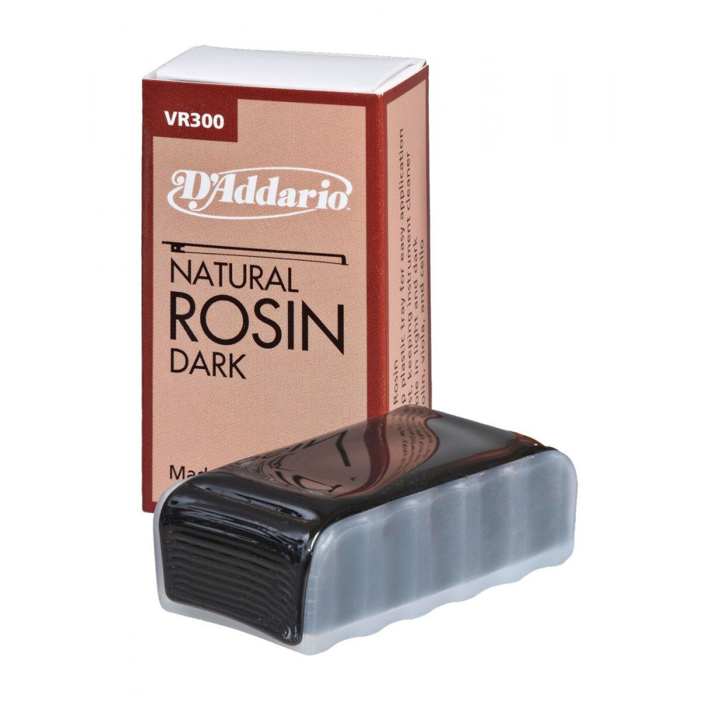 D`Addario VR300  Natural Rosin Dark канифоль для смычков, натуральная, темная