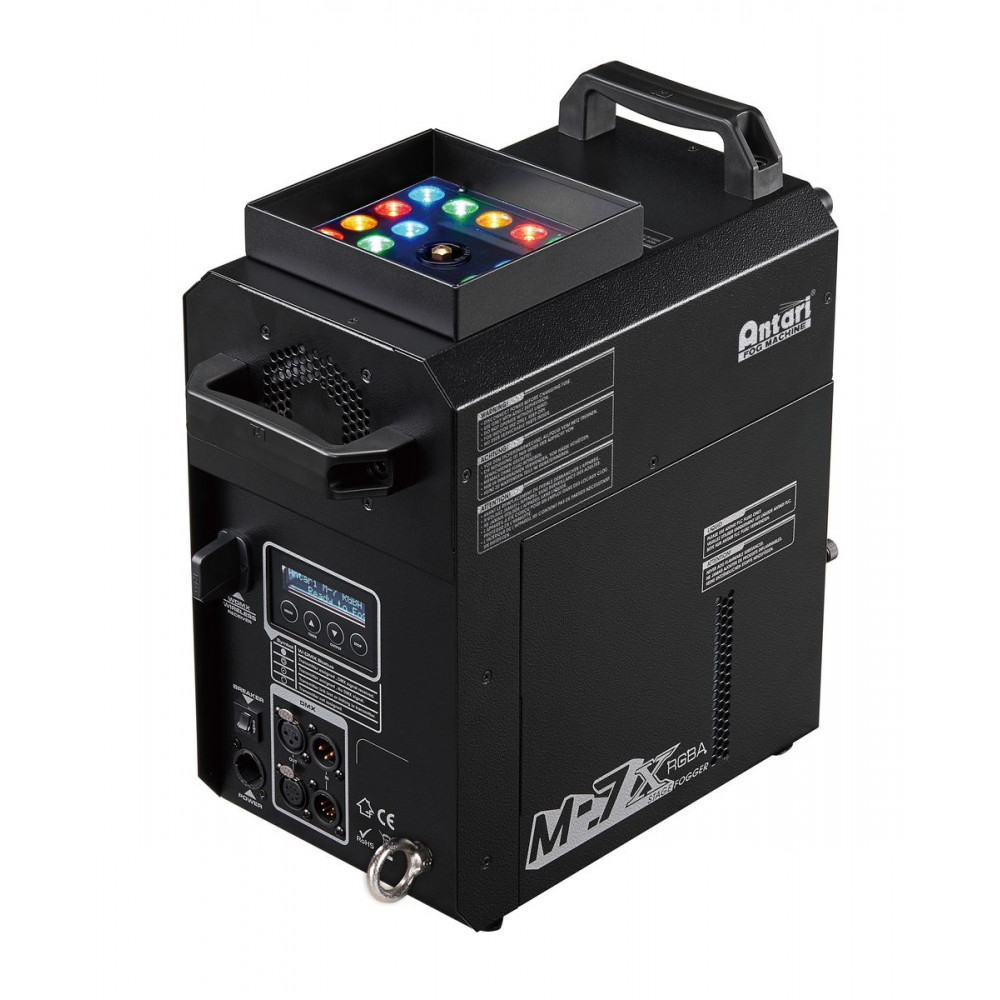 Antari M-7X  профес. дым-машина с цветной подсветкой,1,6 кВт,RGBA LED 22х3W радио ДУ высота струи 6м