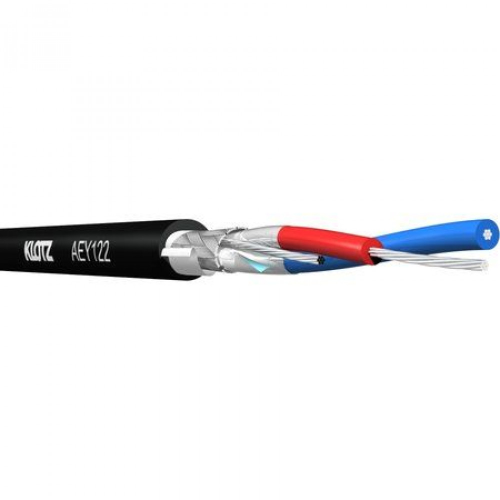 Klotz AEY122  цифровой кабель AES/EBU, DMX, 110 Ом, 2 х 0,22мм, двойной экран