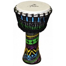 Yuka DJPC08-16  Джембе, веревочная наcтройка, 8"(20см)-16"(40см), мембрана и корпус: пластик.