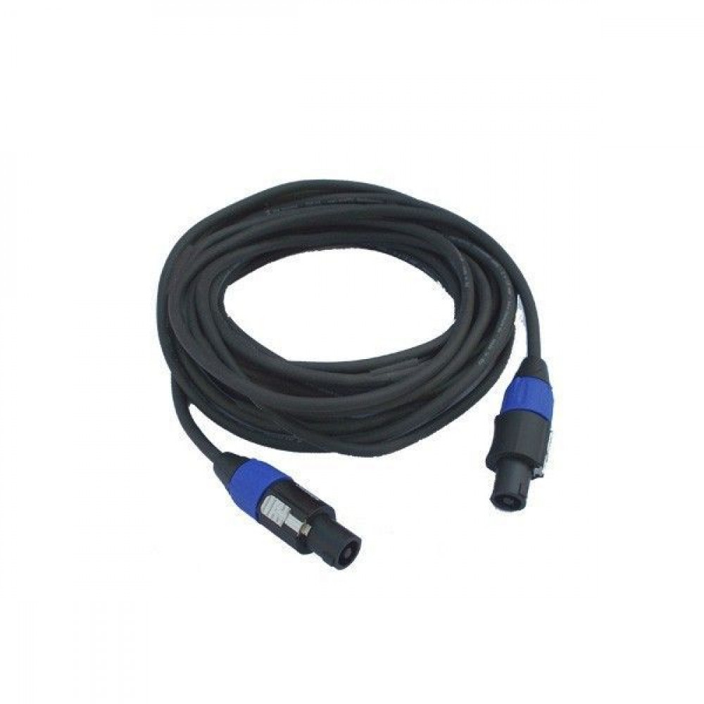 Nordfolk NSC06/20M  кабель акустич SpeakON <=> SpeakON,  Ø 8 мм, 2 х 2,5 мм, 20 м
