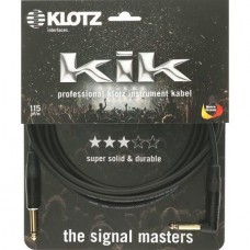 Klotz KIKKG3.0PRSW  инструментальный кабель джек /угловой джек моно, 3 м, позолоченные разъемы 