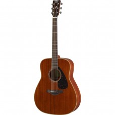 Yamaha FG850 NATURAL  акустическая гитара, цвет NATURAL, верхняя дека массив красное дерево