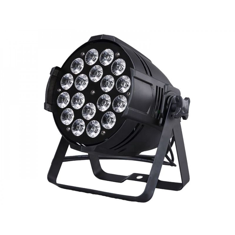 AstraLight PZ-003C  прожектор LED PAR 18 х18W RGBWAU(6 в1), DMX, звук.актив, master/slave, авторежим