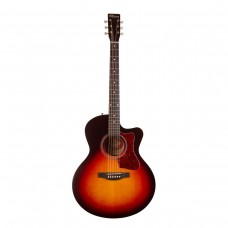 Norman B18 CW MJ CB A/E  электроакустическая гитара, mini-Jumbo, Fishman, цвет вишневый санбер