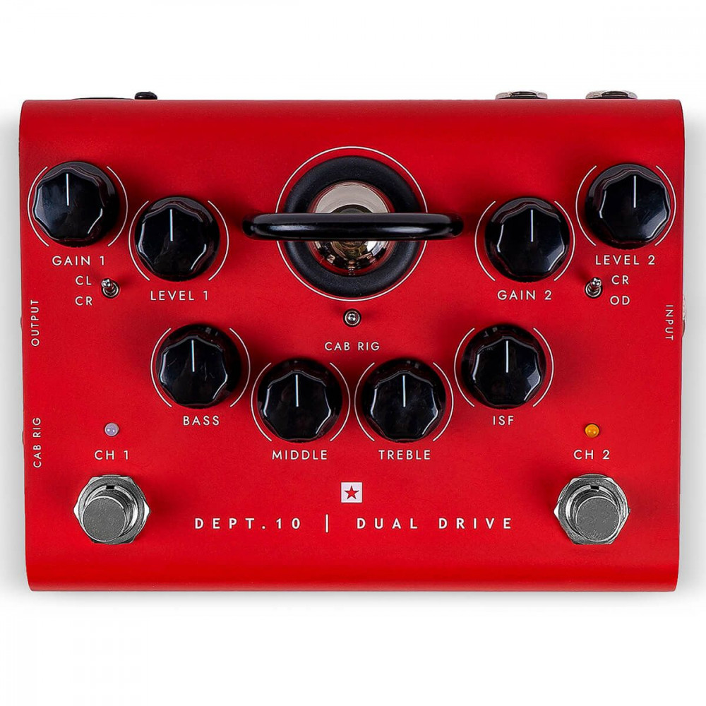 Blackstar Dept.10  Dual Drive  Ламповая педаль драйв/дисторшн, 2 канала, USB, XLR DI