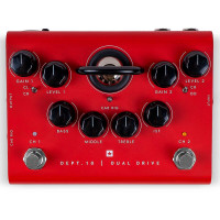 Ламповая педаль драйв/дисторшн BLACKSTAR Dept.10 Dual Drive, 2 канала, USB, XLR DI