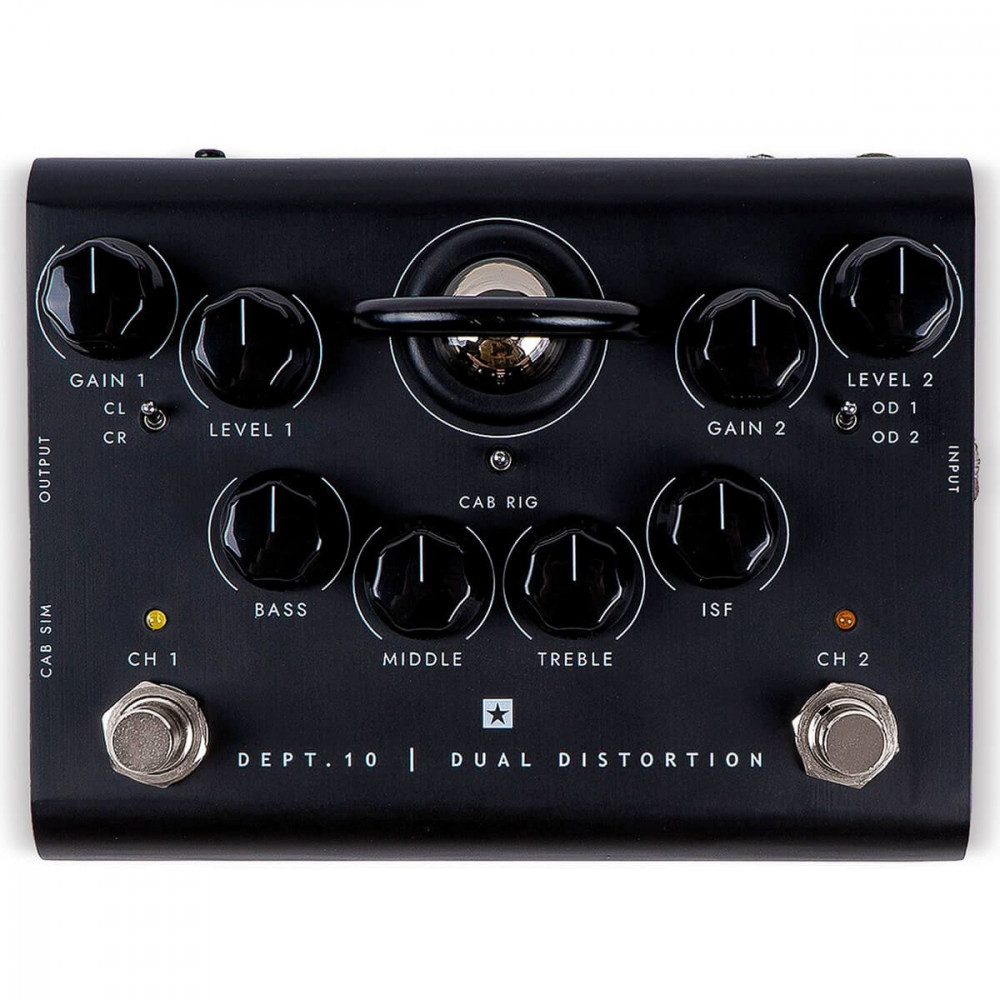 Blackstar Dept.10 Dual Distortion  Ламповая педаль дисторшн, два канала, USB,  XLR DI
