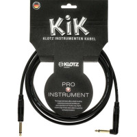 Инструментальный кабель джек KLOTZ KIKKG4.5PRSW, / угл джек моно, 4,5 м, позолоченные разъемы Klotz