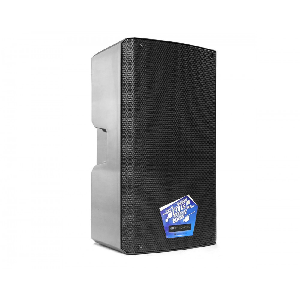 dB Technologies KL15  активная акустическая система, 800 Вт, 127 dB, 15"/1.35", Bluetooth®, пластик