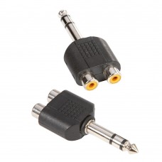 Adam Hall 7549 SALE  Y-переходник 2 x mono RCA(F)-6,3 stereo Jack(M)