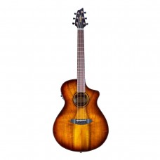 Breedlove Pursuit Exotic S Concert Tiger's Eye CE  электроак. гитара, цвет оранжевый берст