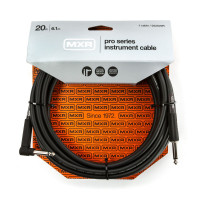 Инструментальный кабель MXR DCIX20R Pro Series, 6 м, прямой и угловой джеки