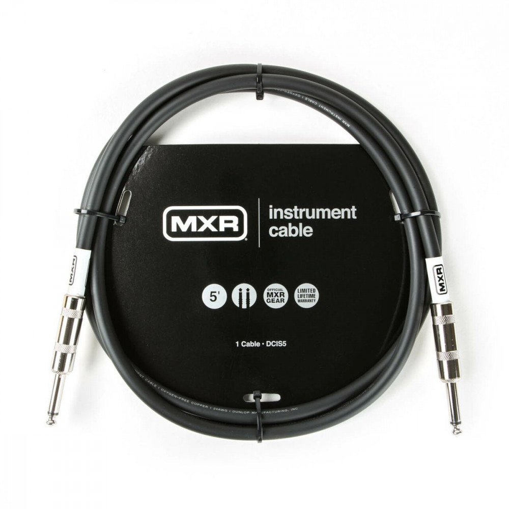 MXR DCIS05  инструментальный кабель, 1,5 м, прямые джеки