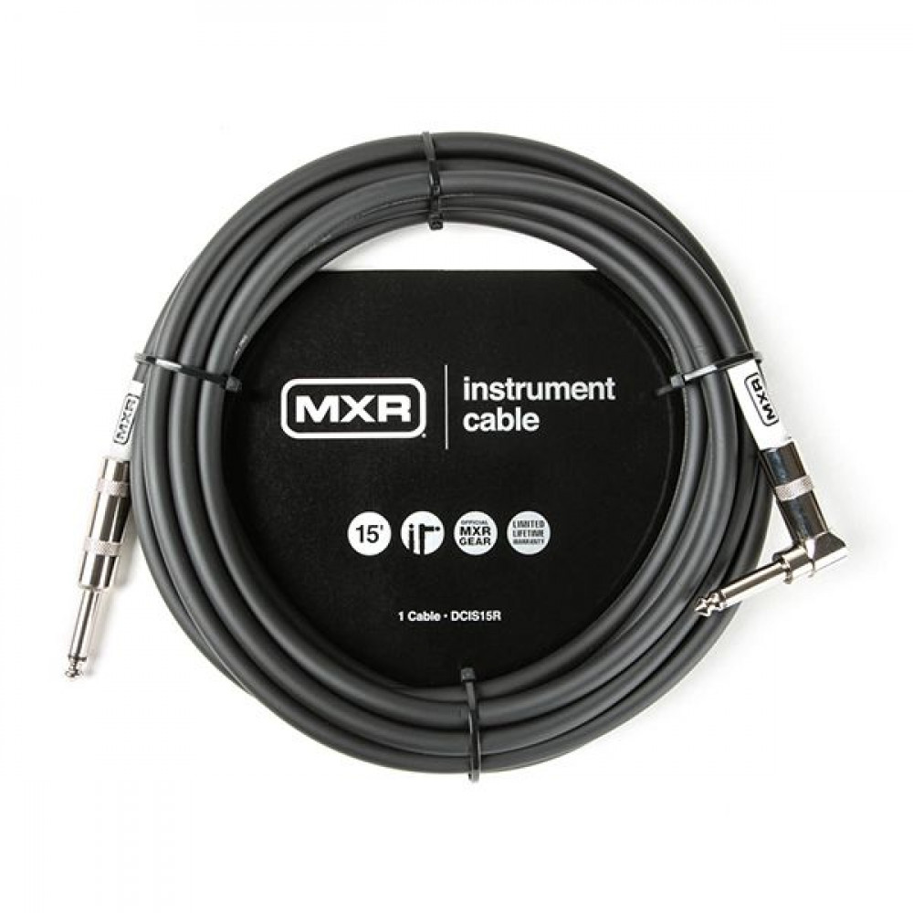 MXR DCIS15R  инструментальный кабель, 4,6 м, прямой и угловой джеки
