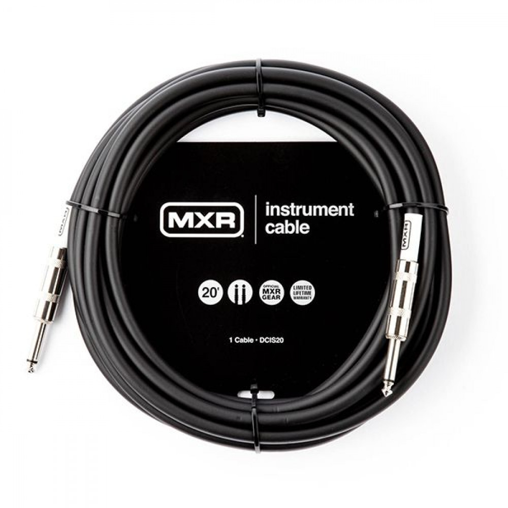 MXR DCIS20  инструментальный кабель, 6 м, прямые джеки
