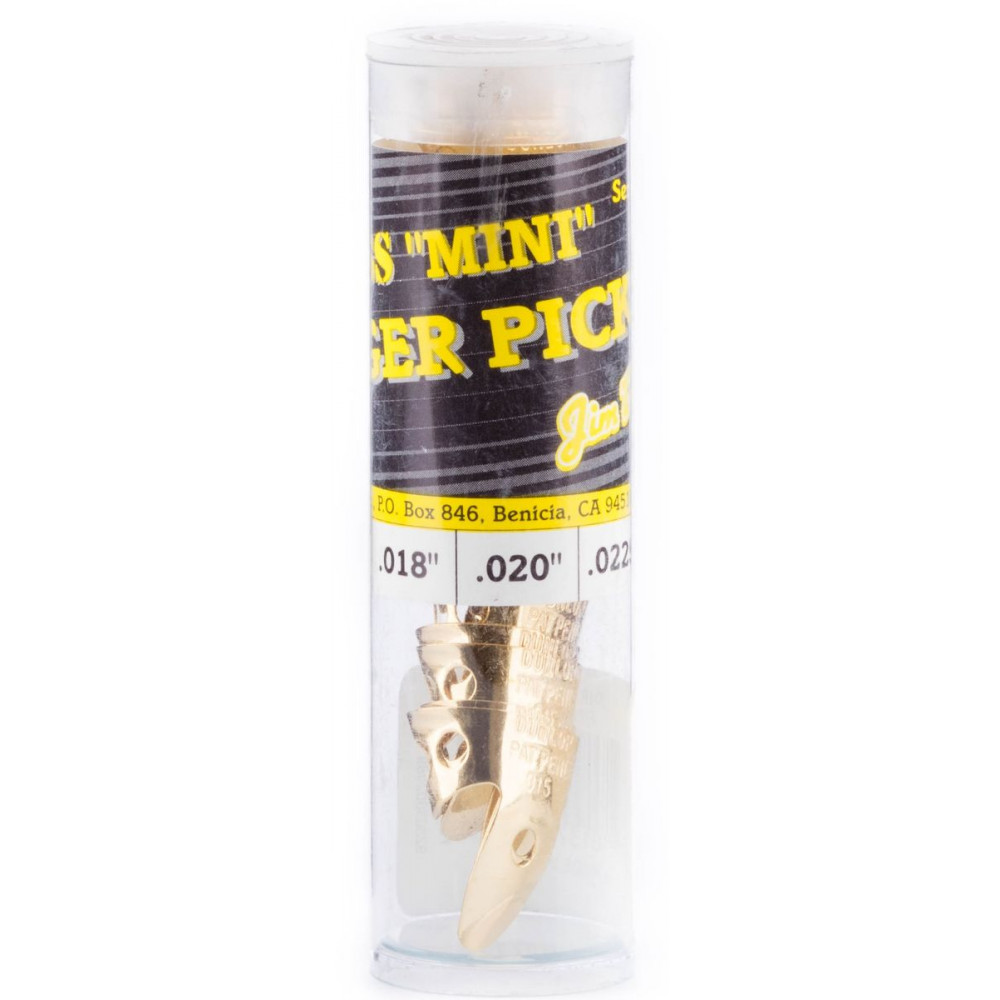 Dunlop 371R015 Brass Fingerpick Mini 20Pack  когти, толщина 0.15 мм, 20 шт.