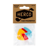 Когти для большого пальца Herco HE112P Thumbpick Medium 3Pack, средние, 3 шт.