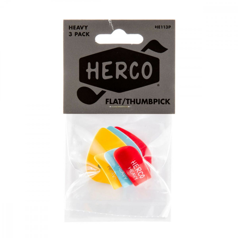 Когти для большого пальца Herco HE113P Thumbpick Heavy 3Pack, жесткие, 3 шт.