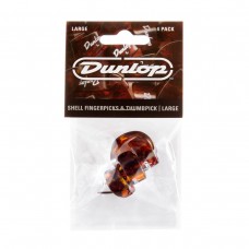Dunlop 9020TP Plastic Fingerpick 4Pack  когти 3 шт. + 1 шт. коготь на большой палец, жесткие