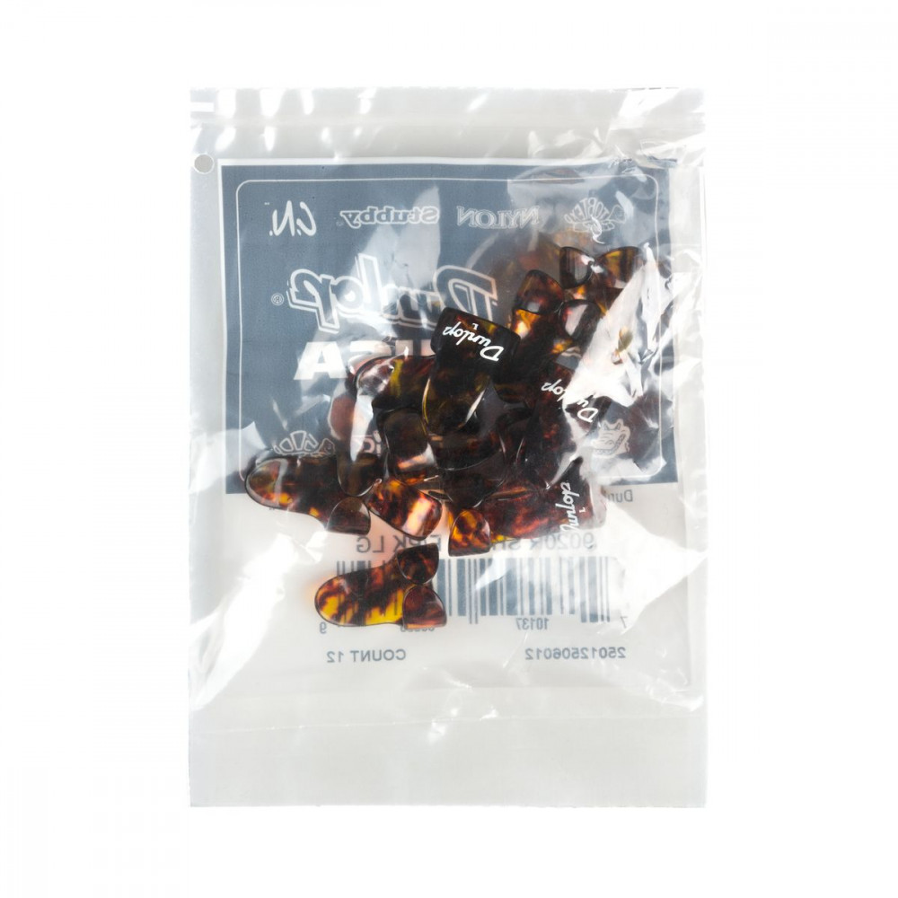 Dunlop 9020R Plastic Fingerpick Shell 12Pack  когти, жесткие, пятнистые, 12 шт.