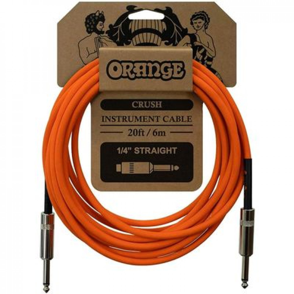 Orange Crush 20ft Straight  Кабель инструментальный 6м прямой/прямой джек, оранжевый