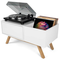 Тумба для проигрывателя винила в ретро дизайне GLORIOUS Turntable Lowboard
